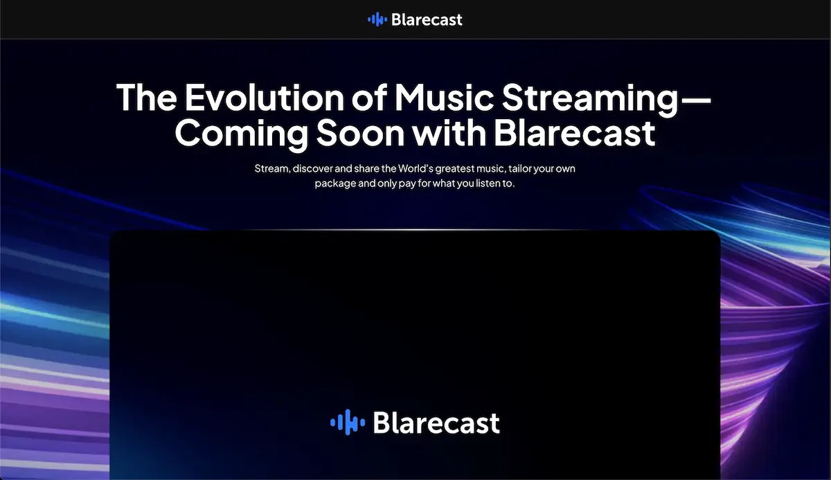 Blarecast — screenshot