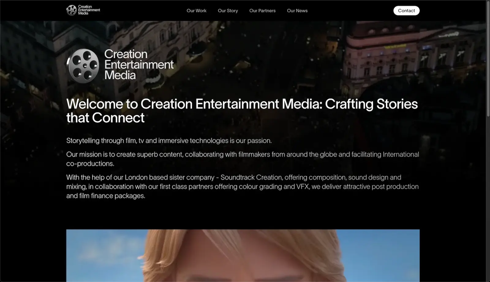 Creation Entertainment Media — screenshot
