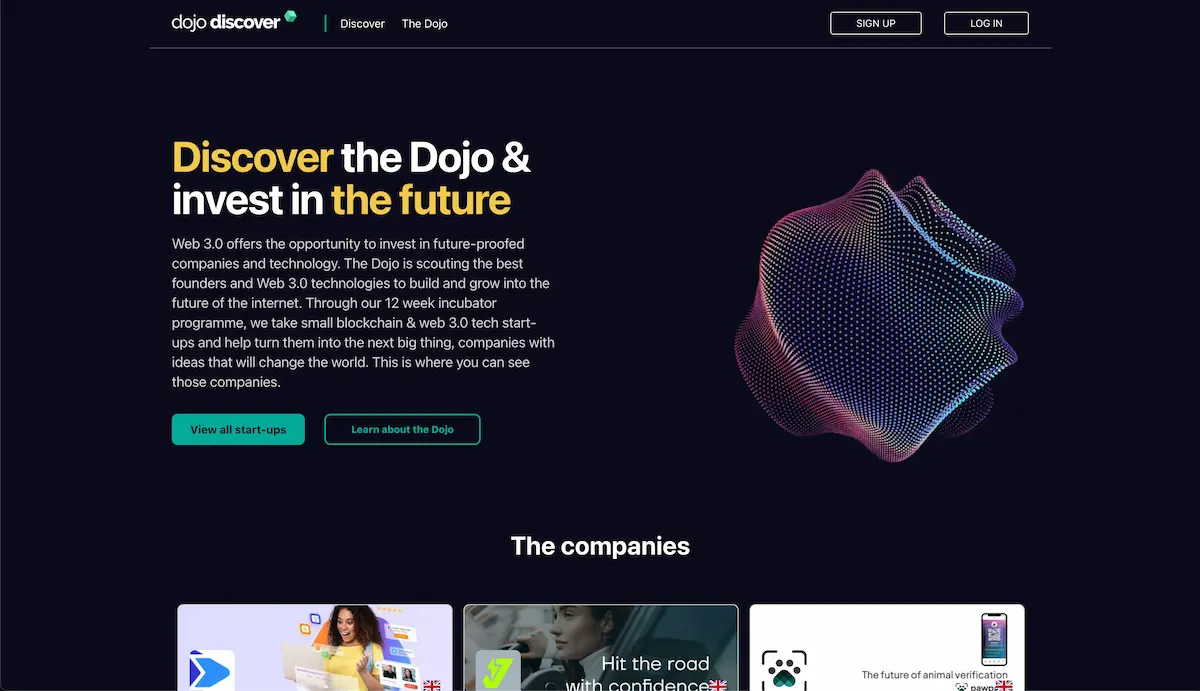 DojoDiscover — screenshot