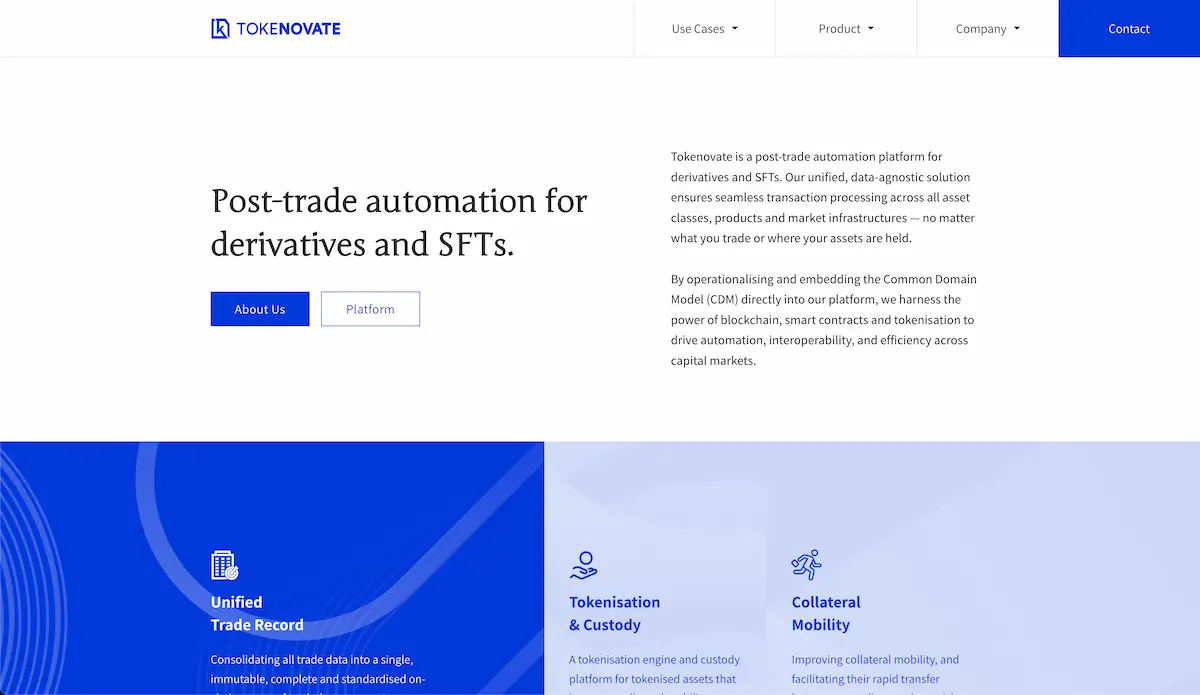 Tokenovate — screenshot